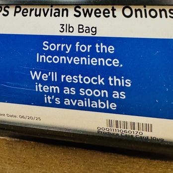 Smith's - No Buy One Get One Peruvian Sweet Onions - Grocery Near Me - North Las Vegas, Nevada