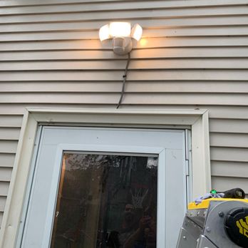 Fuse Electrical - Outside motion sensor lighting fixture - Electricians Near Me