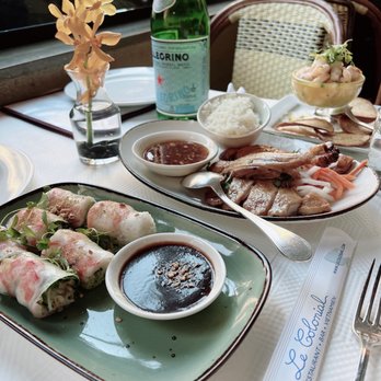 Le Colonial - Goi Cuon / Chilled Shrimp Rolls** Vit Quay / Roasted Half Duck Do Bien Tai Chanh / Seafood Ceviche* - Vietnamese Near Me - Chicago, Illinois Le Colonial - Goi Cuon / Chilled Shrimp Rolls** Vit Quay / Roasted Half Duck Do Bien Tai Chanh / Seafood Ceviche* - Vietnamese Near Me - Chicago, Illinois