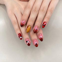 Green Nail Bar - Gel Builder with Custom Art.
