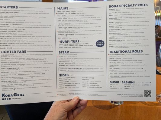 Menu photo 1 Kona Grill - Riverton Riverton, UT Menu photo 1 Kona Grill - Riverton Riverton, UT