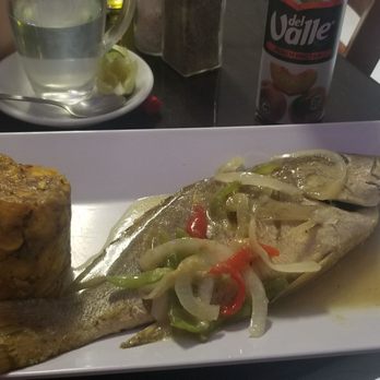 Cafe del Parque - Whole Red Snapper in Garlic sauce and BiFongo $10.95 - Breakfast & Brunch Near Me - San Juan, Puerto Rico Cafe del Parque - Whole Red Snapper in Garlic sauce and BiFongo $10.95 - Breakfast & Brunch Near Me - San Juan, Puerto Rico