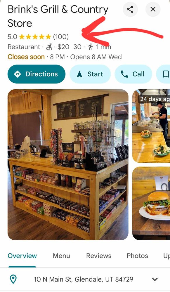 Brink's Grill & Country Store Logo