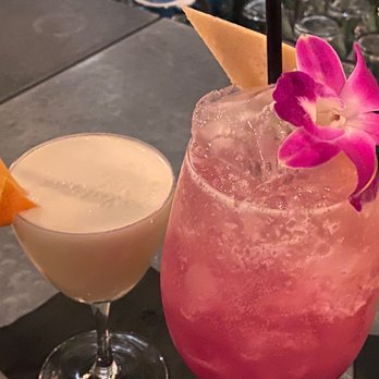 Pigtails - The pink one is Unusual Occurrences. Refreshing! - Cocktail Bars Near Me - Phoenix, Arizona Pigtails - The pink one is Unusual Occurrences. Refreshing! - Cocktail Bars Near Me - Phoenix, Arizona