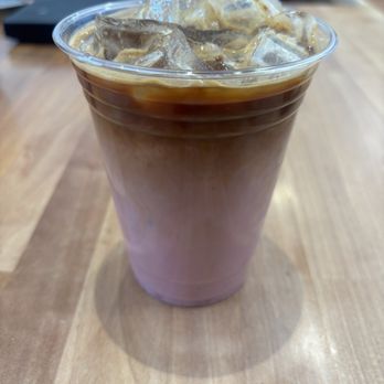 Lekko Coffee - Iced strawberry latte with oat milk - Coffee & Tea Near Me - Cleveland, Ohio Lekko Coffee - Iced strawberry latte with oat milk - Coffee & Tea Near Me - Cleveland, Ohio