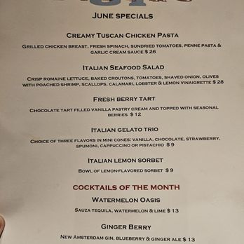 Bistro 57 - Bistro 57 menu - June Specials - Italian Near Me - North Las Vegas, Nevada
