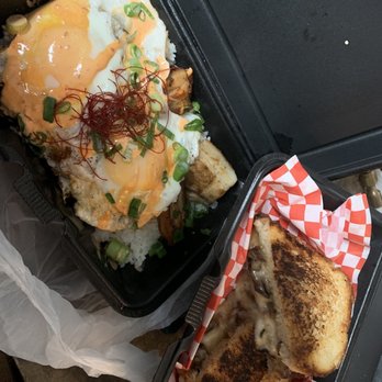 More Than Tacos - Grilled cheese with kbbq steak Pork belly bowl with egg - Pop-Up Restaurants Near Me More Than Tacos - Grilled cheese with kbbq steak Pork belly bowl with egg - Pop-Up Restaurants Near Me