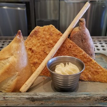 Bottiglia - Complimentary bread tray. Use anything with that awesome honey butter. - Italian Near Me - Henderson, Nevada