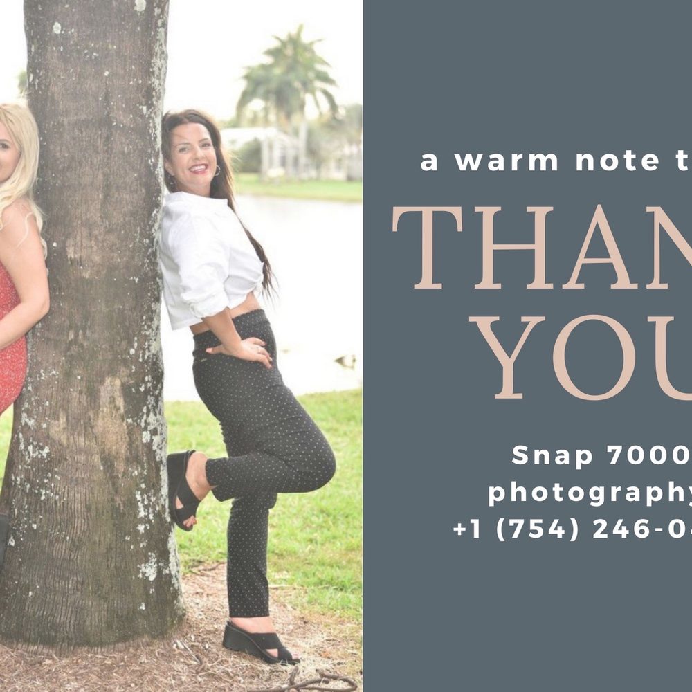 Snap7000 Photography - Thank you - Event Photography Near Me - Cooper City, Florida