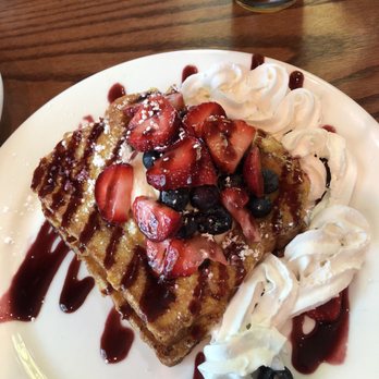 The Jagged Fork - Very Berry French Toast...absolutely amazing! - Breakfast & Brunch Near Me - Grosse Pointe, Michigan