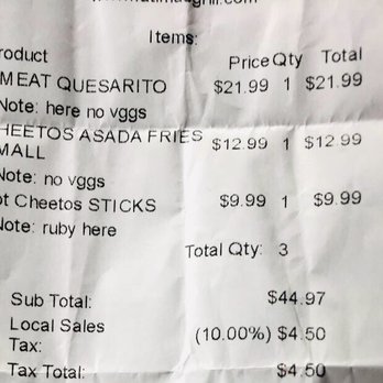 Fatima's Grill - $50 well spent! Prices are worth the big portions - Mediterranean Near Me - Downey, California