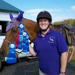 Hidden Creek Farm - Owner Tammy Sterling on her Winning jumper mare Music and Small Talk.