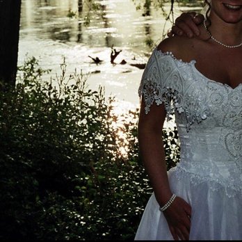 Quick Alterations and Tailoring by Edith - Wedding dress before - Sewing & Alterations Near Me - Visalia, California