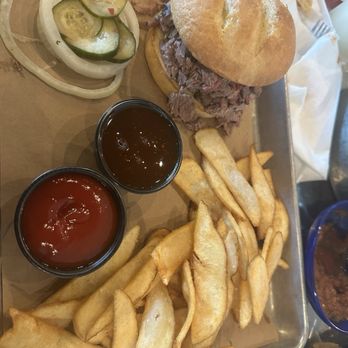 Las Cruces Tex Mex - Brisket sandwich with fries. - Tex-Mex Near Me - Metairie, Louisiana Las Cruces Tex Mex - Brisket sandwich with fries. - Tex-Mex Near Me - Metairie, Louisiana