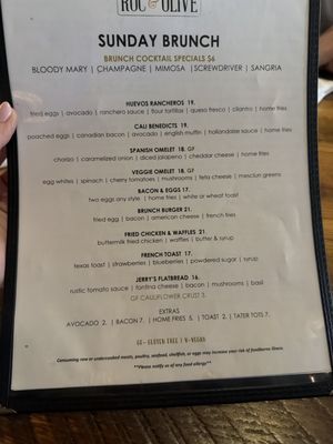 Menu photo 1 Roc & Olive Long Beach, NY Menu photo 1 Roc & Olive Long Beach, NY
