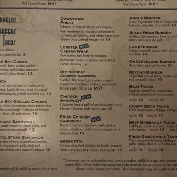 Clear Sky on Cleveland - Menú - New American Near Me - Clearwater, Florida Clear Sky on Cleveland - Menú - New American Near Me - Clearwater, Florida