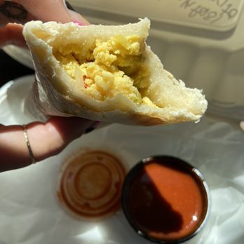 Pink Owl Coffee - Chile Verde Breakfast Burrito (Unable to be modified) - Coffee & Tea Near Me - Petaluma, California