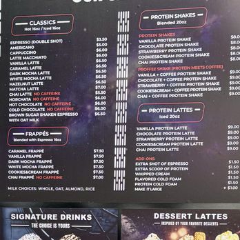 Galactic Grind Coffee - Menu - Coffee & Tea Near Me - San Antonio, Texas