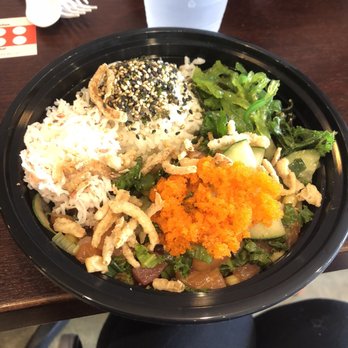 Poke Bar - I tripled the masago. You get unlimited crunches. - Poke Near Me - Duluth, Georgia