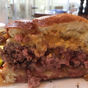 The Hive - The Hive burger. Medium rare. - Southern Near Me - Bentonville, Arkansas The Hive - The Hive burger. Medium rare. - Southern Near Me - Bentonville, Arkansas