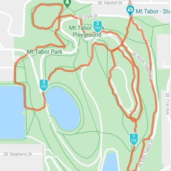 Mt Tabor Stairs - 3.5 miles in 1 hour 15 minutes. Lots of hard ups and steep downs, great workout I was huffing and sweating. Train, every day! - Parks Near Me - Portland, Oregon Mt Tabor Stairs - 3.5 miles in 1 hour 15 minutes. Lots of hard ups and steep downs, great workout I was huffing and sweating. Train, every day! - Parks Near Me - Portland, Oregon
