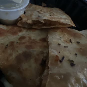 Man Vs Fries - Chicken quesadilla with side of spiked ranch. HELLA-DILLA HELLA-DILLA - Food Delivery Services Near Me - Little Rock, Arkansas Man Vs Fries - Chicken quesadilla with side of spiked ranch. HELLA-DILLA HELLA-DILLA - Food Delivery Services Near Me - Little Rock, Arkansas