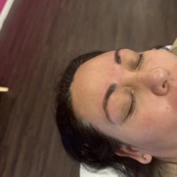 After eyebrows + Henna tint