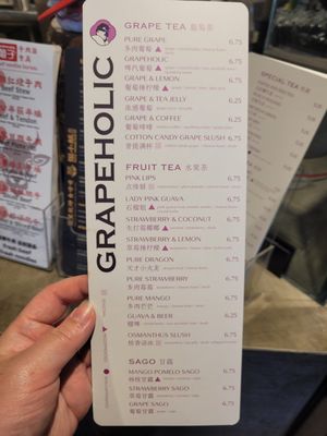 Menu photo 3 Grapeholic Millbrae, CA