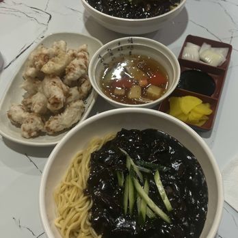 B Won - Jjajangmeon (black bean noodle) and Tangsuyuk (sweet and sour fried pork) - Korean Near Me - Federal Way, Washington B Won - Jjajangmeon (black bean noodle) and Tangsuyuk (sweet and sour fried pork) - Korean Near Me - Federal Way, Washington