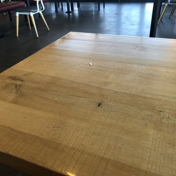 Blaze Pizza - Un cleaned tables. - Salad Near Me - Bakersfield, California