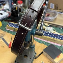 Tandy Leather Factory - Completed belt.