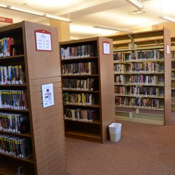 Mooresville Public Library - Adult Fiction stacks at Mooresville (Indiana) Public Library.  Image © 2018 by American Marketing & Publishing.
