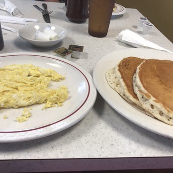 The Pantry - Short Stack Pancakes with 2 eggs scrambled - Breakfast & Brunch Near Me - Lancaster, Pennsylvania
