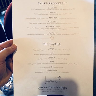 Menu photo 7 Laureate San Francisco, CA Menu photo 7 Laureate San Francisco, CA