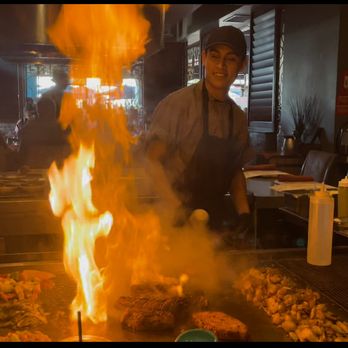 Descanso - La Planchero flaming and smoking our meats. - Mexican Near Me - Costa Mesa, California