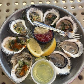 The Canteen - Oyster flight - Seafood Near Me - Provincetown, Massachusetts The Canteen - Oyster flight - Seafood Near Me - Provincetown, Massachusetts