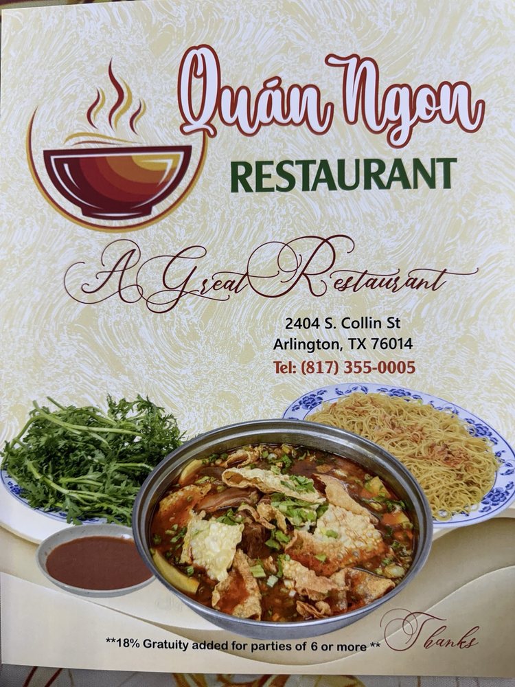 Food from Quan Ngon