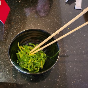 Gangnam Rice - Seaweed salad from the complimentary buffet. So goood - Korean Near Me - Arlington, Texas