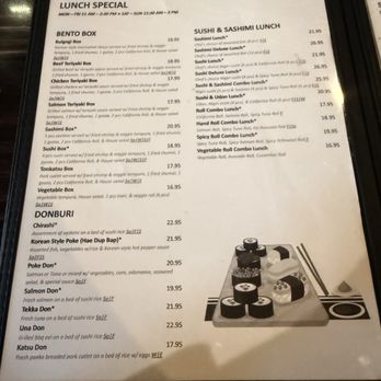 Yuraku - Menu - Sushi Bars Near Me - Arlington, Virginia