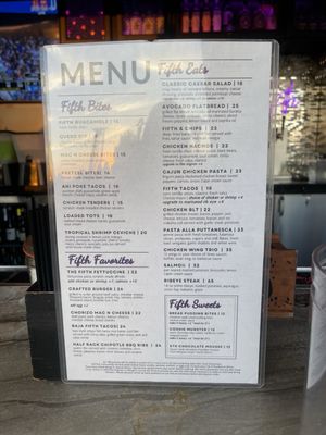 Menu photo 1 The Fifth Anaheim, CA Menu photo 1 The Fifth Anaheim, CA
