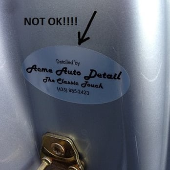 Acme Auto Detail - Auto Detailing Near Me - Park, Washington