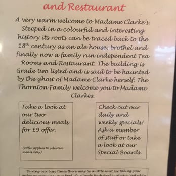Madame Clarke's - Coffee & Tea Near Me - Wolverhampton, WLV