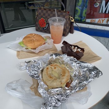 Effe Cafe - Lunch outside on their high-top table - Sandwiches Near Me - Cooper City, Florida Effe Cafe - Lunch outside on their high-top table - Sandwiches Near Me - Cooper City, Florida