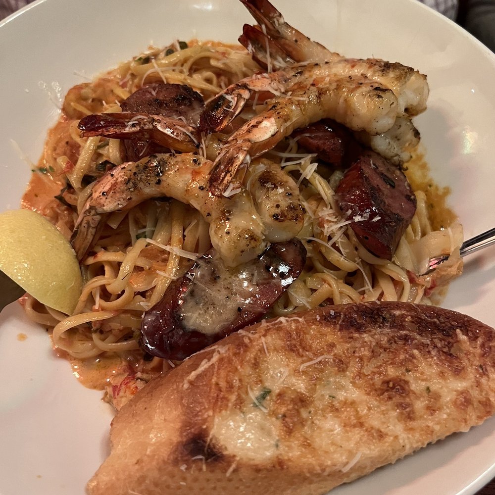 Pappadeaux Seafood Kitchen - Mardi Gras pasta - Seafood Near Me - Conroe, Texas