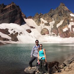Sisters Dental - Dr. Trevor Frideres and wife Kylie enjoying our local trails.