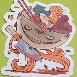Little Shop of Magic - Sticker - cool evil ramen