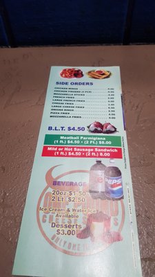 Menu photo 2 One Pound Cheesesteaks Philadelphia, PA Menu photo 2 One Pound Cheesesteaks Philadelphia, PA