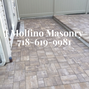 J. Molfino Masonry - Outside patio looks professional grade with new brick and stone laid down. - Masonry/Concrete Near Me - Staten Island, New York J. Molfino Masonry - Outside patio looks professional grade with new brick and stone laid down. - Masonry/Concrete Near Me - Staten Island, New York