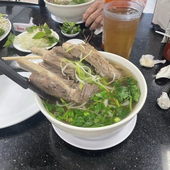 Pho 45 - Pho Suon Bo Large - Vietnamese Near Me - Garden Grove, California
