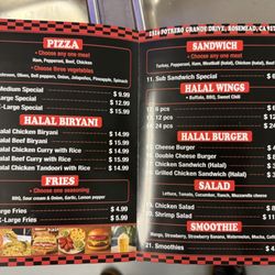Variety Food Market - Menu for in-store restaurant